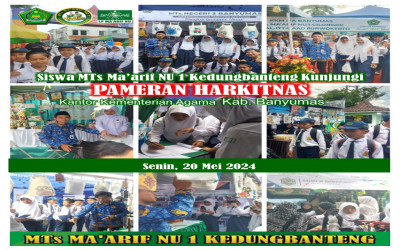 Pelajar MTs Ma’arif NU 1 Kedungbanteng Hadiri Acara Gebyar Kemenag Banyumas